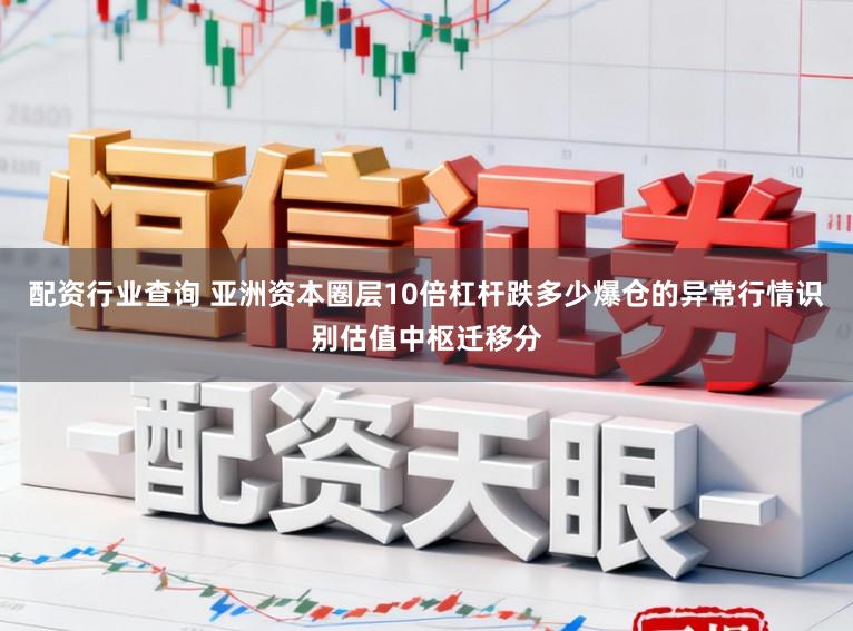 配资行业查询 亚洲资本圈层10倍杠杆跌多少爆仓的异常行情识别估值中枢迁移分