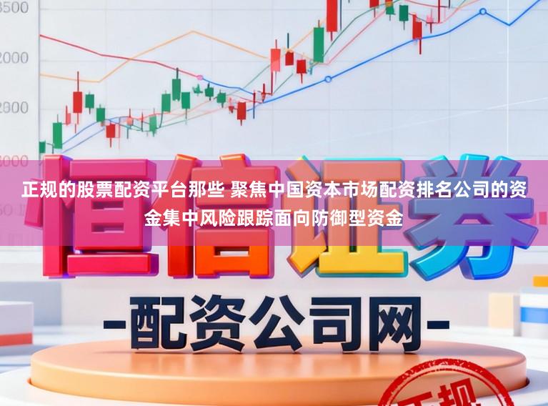 正规的股票配资平台那些 聚焦中国资本市场配资排名公司的资金集中风险跟踪面向防御型资金