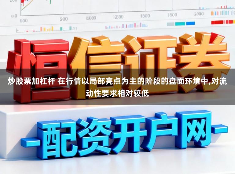 炒股票加杠杆 在行情以局部亮点为主的阶段的盘面环境中，对流动性要求相对较低
