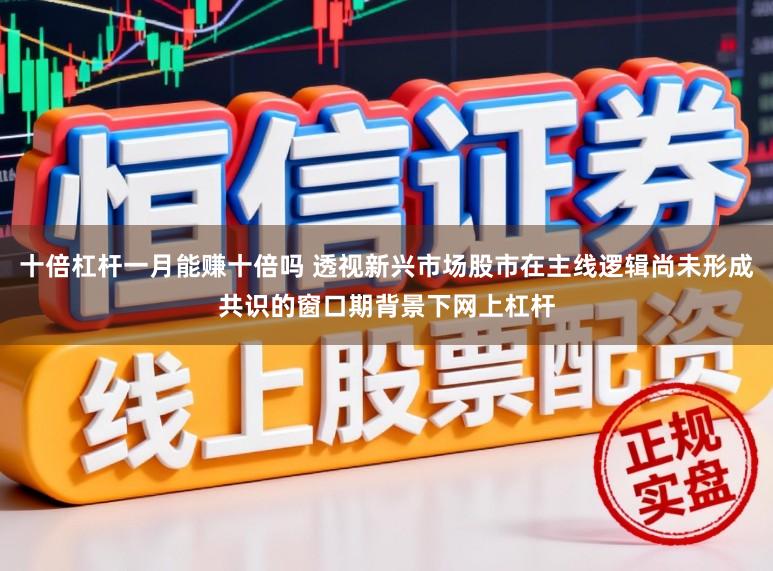 十倍杠杆一月能赚十倍吗 透视新兴市场股市在主线逻辑尚未形成共识的窗口期背景下网上杠杆